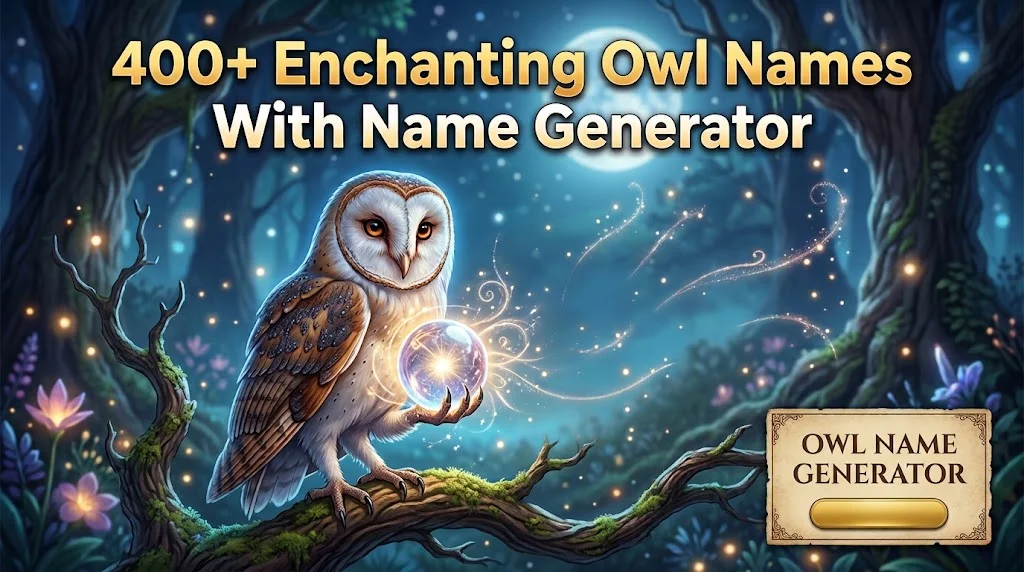 Enchanting Owl Names With Name Generator